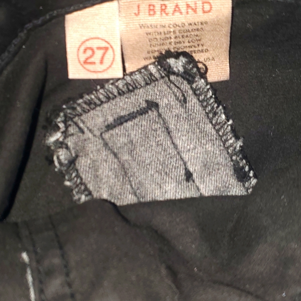 Moto style pants with zippers - Picture 3 of 3